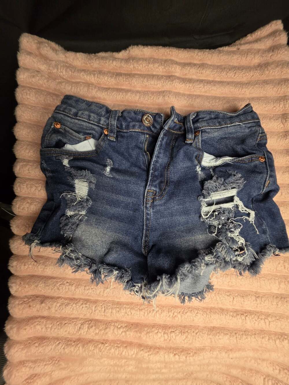 Almost Famous Women's Distressed Denim Cut-Off Shorts Size 5